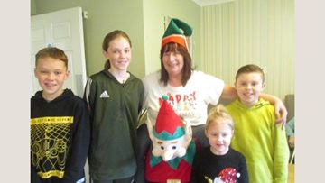Old meets young at Stafford care home